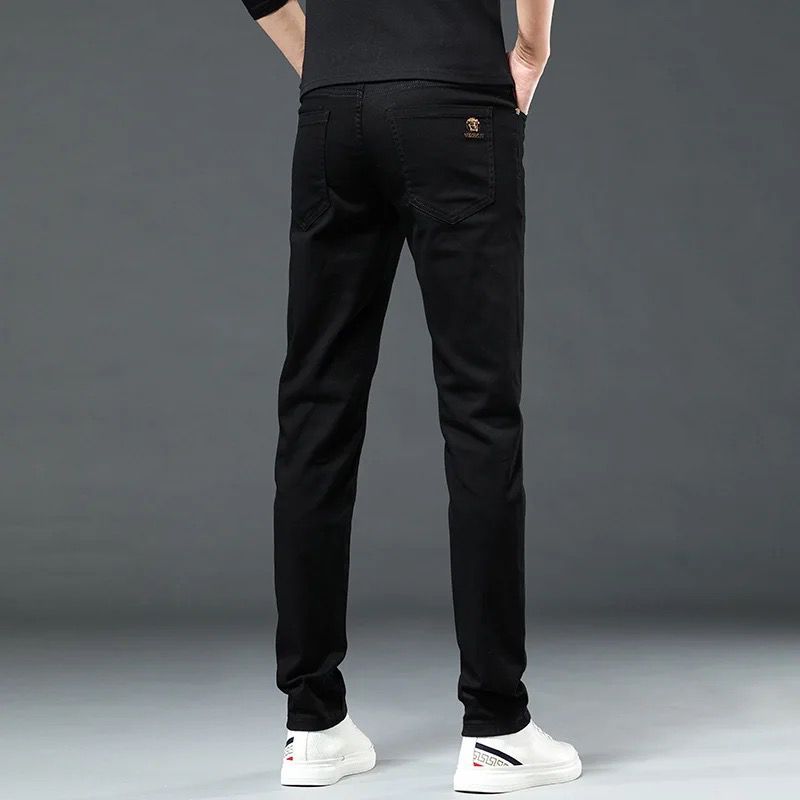 European stretch straight fashion casual jeans